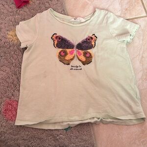 Girls butterfly shirt